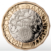 Vatican 5 euro proof 2023 - 100 years since the birth of Don Lorenzo Milani 