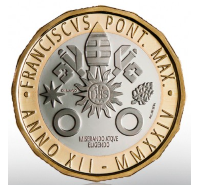 Vatikani 5 euro proof 2024 – 650 aastat Francesco Petrarchi surmast