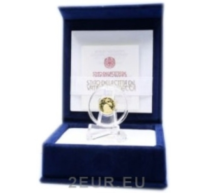 Vatikani 10 euro kulla proof 2022 – Ristimine