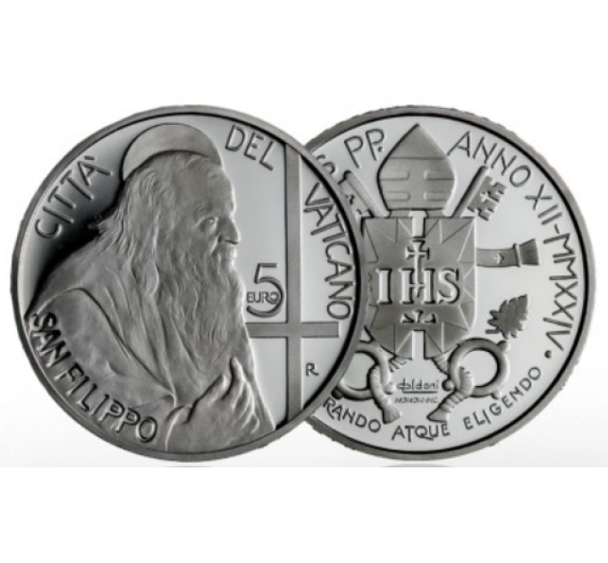Vatikani 5 euro hõbe proof 2024 – S. FILIPPO