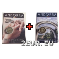 ANDORRA 2 EURO 2021 - Lady of Meritxell + Care for the Elderly