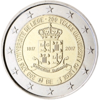 BELGIUM 2 EURO 2017 - 200 Years University of Liège