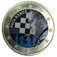 ESTONIA 2 EURO 2016 - 100 YEARS SINCE THE BIRTH OF PAUL KERES - color