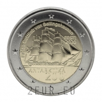 ESTONIA 2 EURO 2020 - 200 YEARS SINCE THE DISCOVERY OF ANTARCTICA 