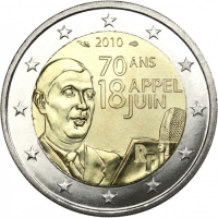 FRANCE 2 EURO 2010 - 70 YEARS OF APPEAL OF 18TH JUNE 1940
