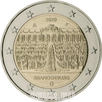 GERMANY 2 EURO 2020 - A - PALACE IN POTSDAM 
