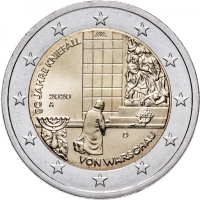 GERMANY 2 EURO 2020-2 - A - 50TH ANNIVERSARY OF KNEELING IN WARSAW  