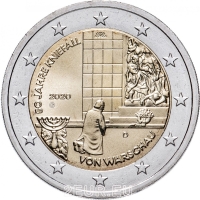 GERMANY 2 EURO 2020-2 - G - 50TH ANNIVERSARY OF KNEELING IN WARSAW  