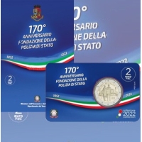 ITALY 2 EURO 2022 - 170th Anniversary of the foundation of the Italian National Police - C/C
