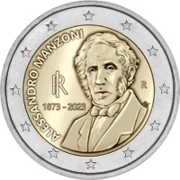 ITALY 2 EURO 2023 - 150th Anniversary of the Death of Alessandro Manzoni