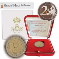 MONACO 2 euro 2022 - 100th Anniversary of the Death of Albert I - Proof