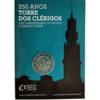 PORTUGAL 2 EURO 2013 - 250TH ANNIVERSARY OF THE CLERIGOS TOWER - C/C