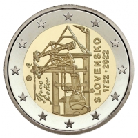 SLOVAKIA 2 EURO 2022 - 300th Anniversary of the Construction of Continental Europe’s First Atmospheric Steam Engine for Draining Mines 