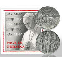 VATICAN OFFICIAL SILVER MEDAL 2022 - PEACE IN UKRAINE