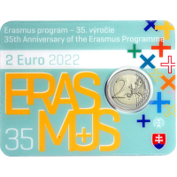 SLOVAKIA 2 EURO 2022 - 35 Years of the Erasmus Programme - C/C