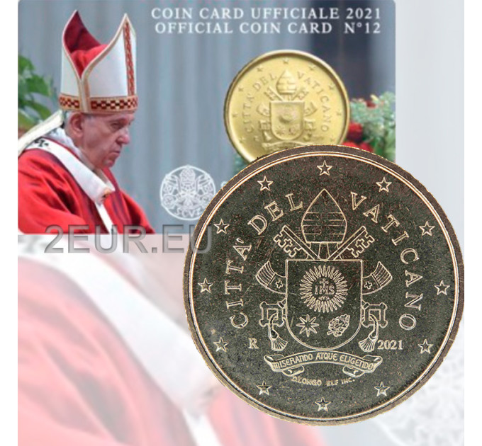 Vatikan 50 senti BU 2021 - №12