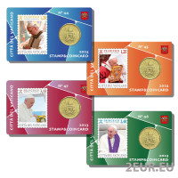 Vatican 50 cent BU + Stamp 2023 