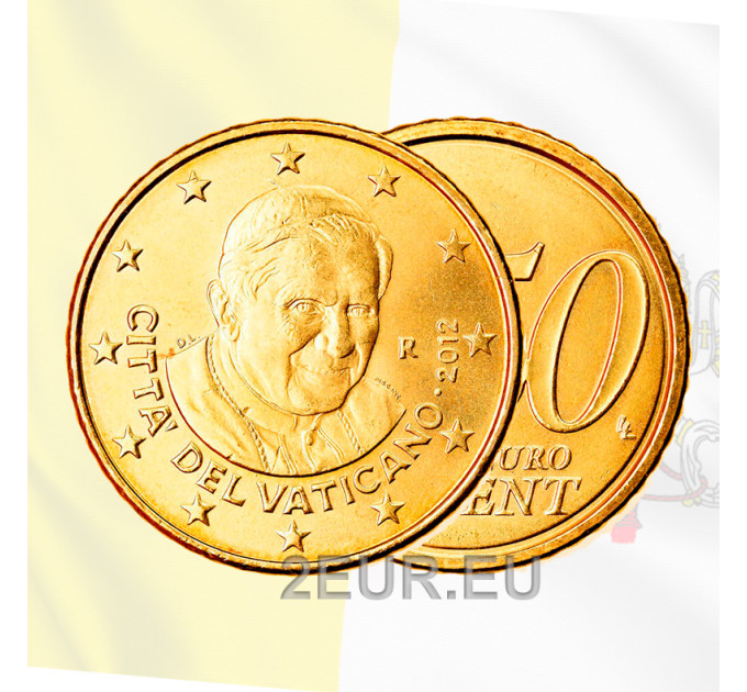 Vatikan 50 senti UNC 2012