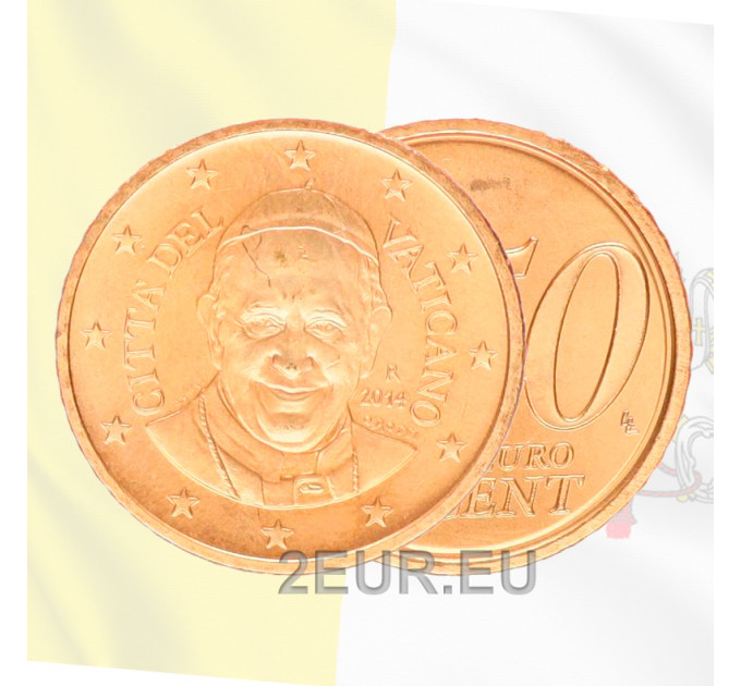 Vatikan 50 senti UNC 2014