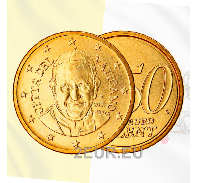 Vatikan 50 senti UNC 2015