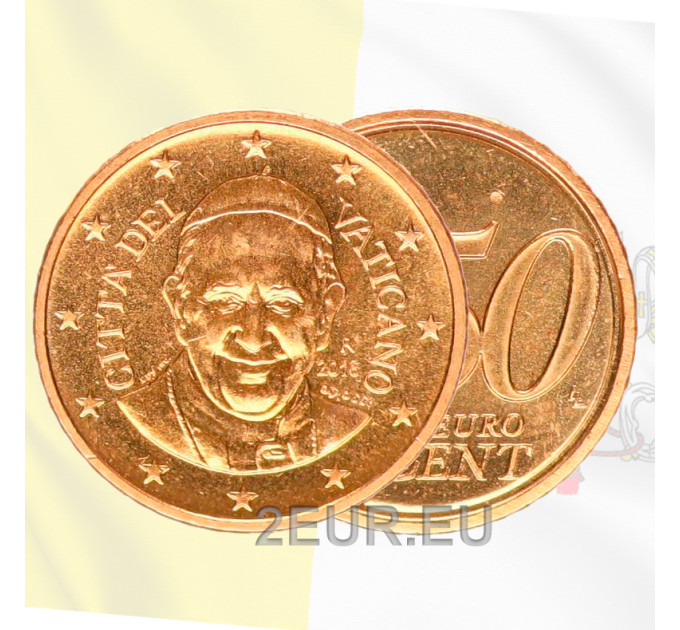 Vatikan 50 senti UNC 2016