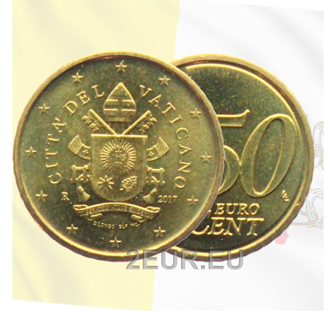 Vatikan 50 senti UNC 2017