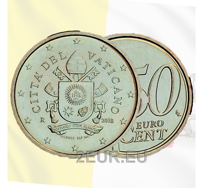 Vatikan 50 senti UNC 2018