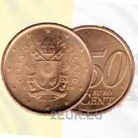 Vatican 50 cent UNC 2019