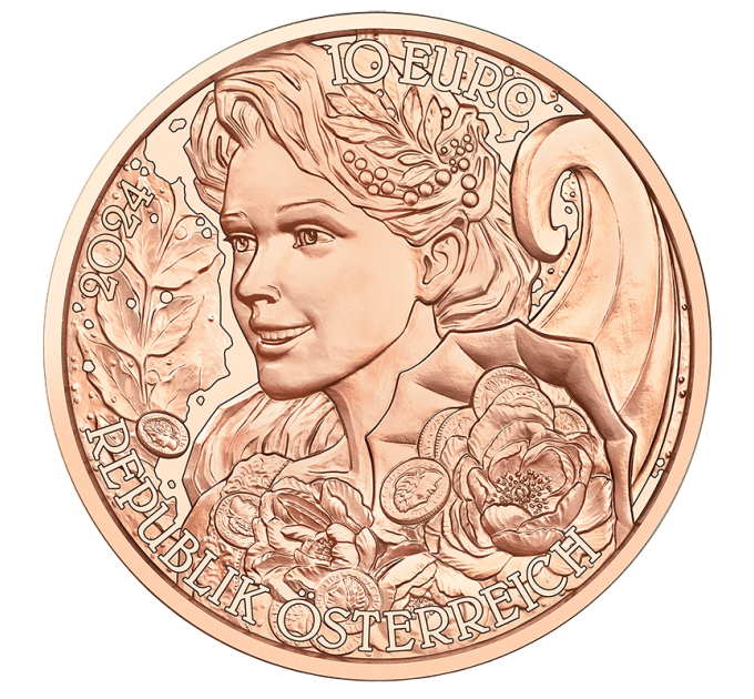 Austria 10-eurone münt 2024 – Pojeng
