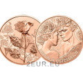 Austria 10-eurone münt 2021 - Roos