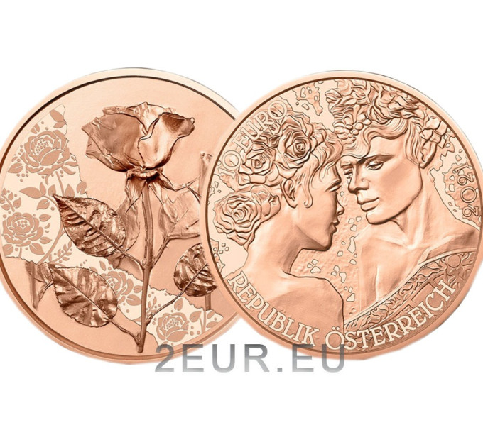 Austria 10-eurone münt 2021 - Roos
