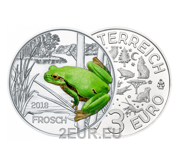 Austria 3-eurone münt 2018-4 – Konn