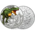 Austria 3-eurone münt 2020-4 – Tyrannosaur rex