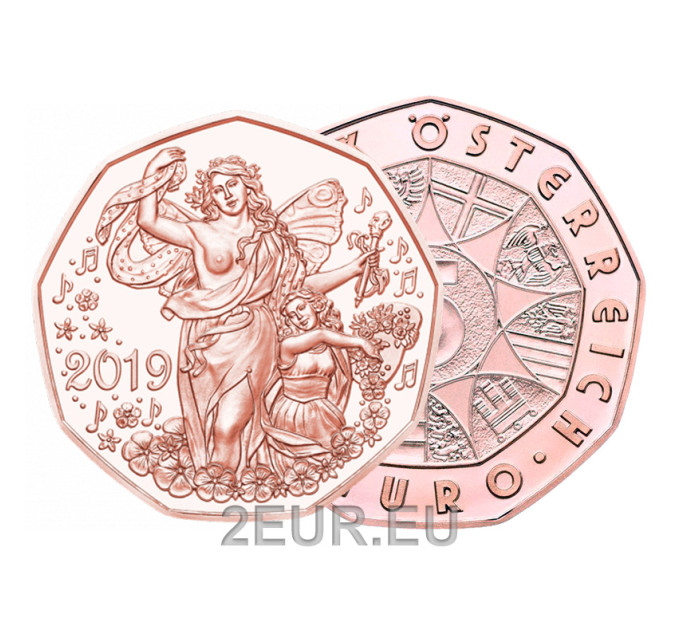 Austria 5-eurone münt 2019 – Elurõõm