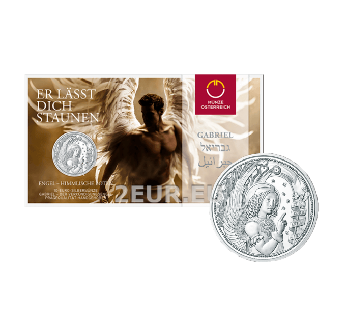 Austria 10 eurot Hõbemünt 2017 – Gabriel – ilmutav ingel