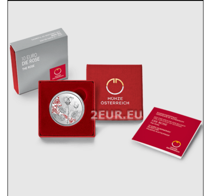 Austria 10-eurone Hõbemünt Proof 2021 - ROOS