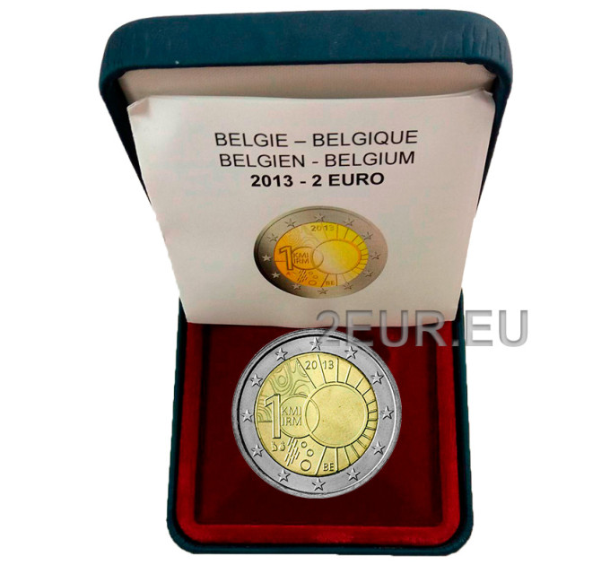 Belgia 2 eurot proof 2013 - Kuninglik meteoroloogiainstituut 