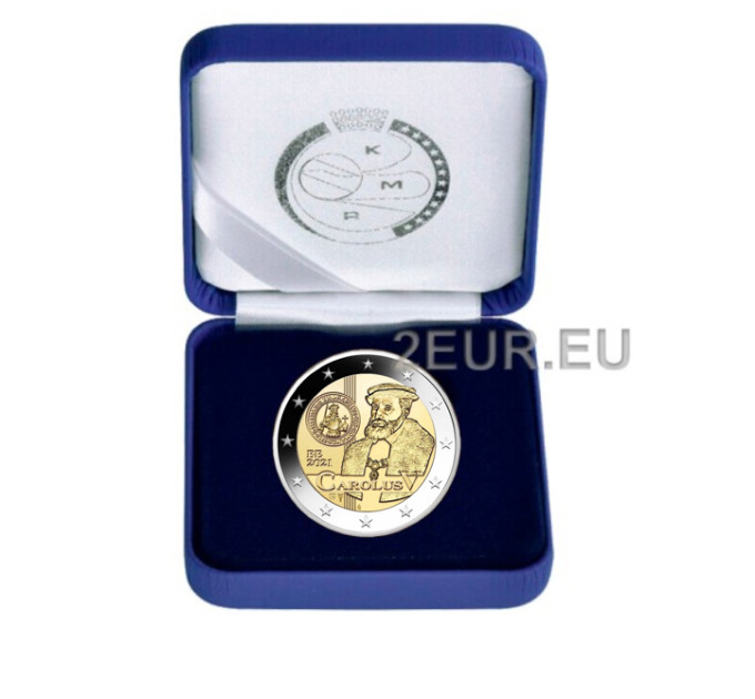 Belgia 2 eurot proof 2021 – 500 aastat Carolus V 