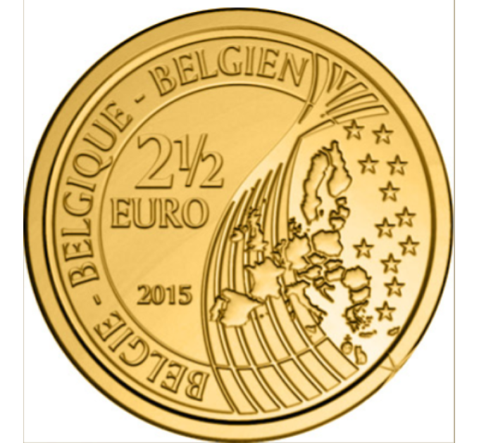 Belgium 2,5 euro UNC 2015 - 200 years of battle at Waterloo