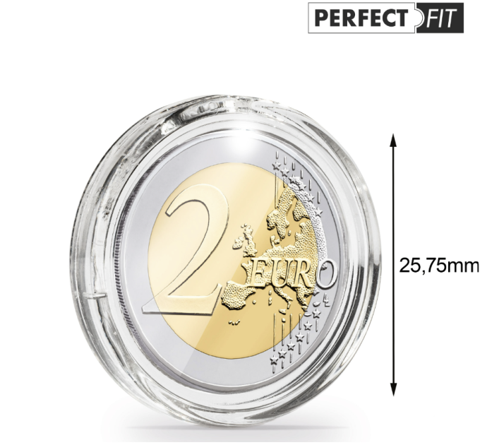 КАПСУЛЫ ДЛЯ МОНЕТ - 2 EURO Ultra Perfect Fit