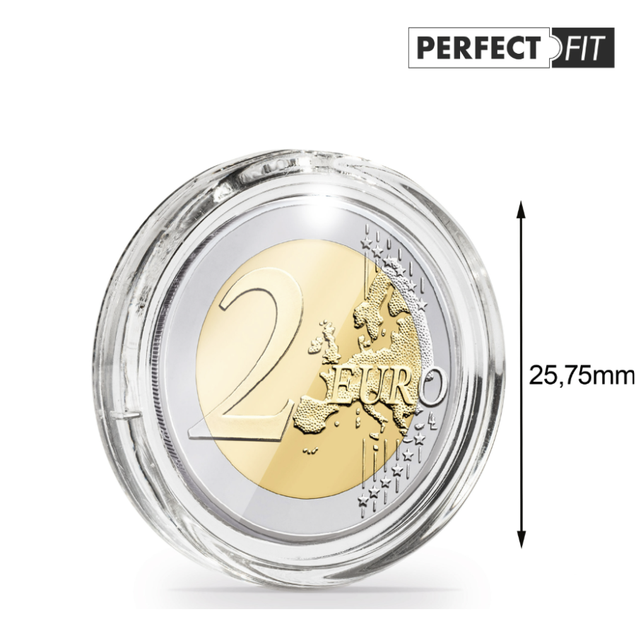 MÜNTIDE KAPSLID - 2 EURO Ultra Perfect Fit MÜNTIDE KAPSLID - 2 EURO Ultra Perfect Fit