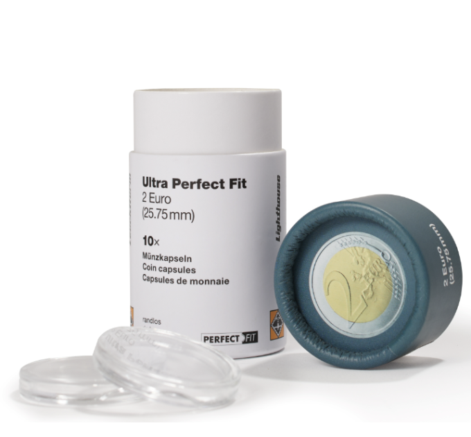 КАПСУЛЫ ДЛЯ МОНЕТ - 2 EURO Ultra Perfect Fit