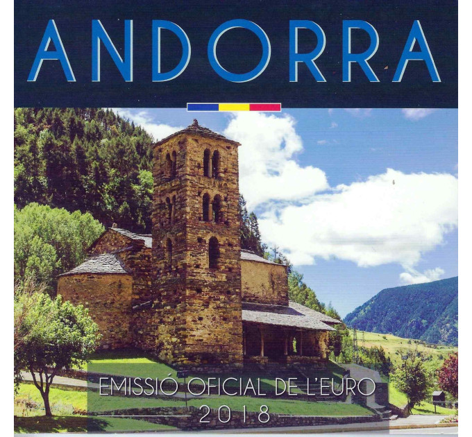 Andorra Euro müntide komplekt BU 2018