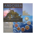 Andorra Euro müntide komplekt BU 2015