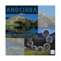 Andorra Euro coin set BU 2017