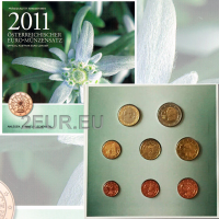 Austria Euromüntide komplekt BU 2011 Austria Euromüntide komplekt BU 2011