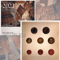 Austria Euro coin set BU 2021 - The First Viennese Mint