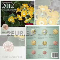 Austria Euromüntide komplekt BU 2012 Austria Euromüntide komplekt BU 2012