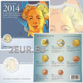 Austria Euromüntide komplekt BU 2014