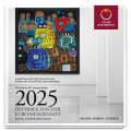Austria Euromüntide komplekt BU 2025 - Friedensreich Hundertwasser